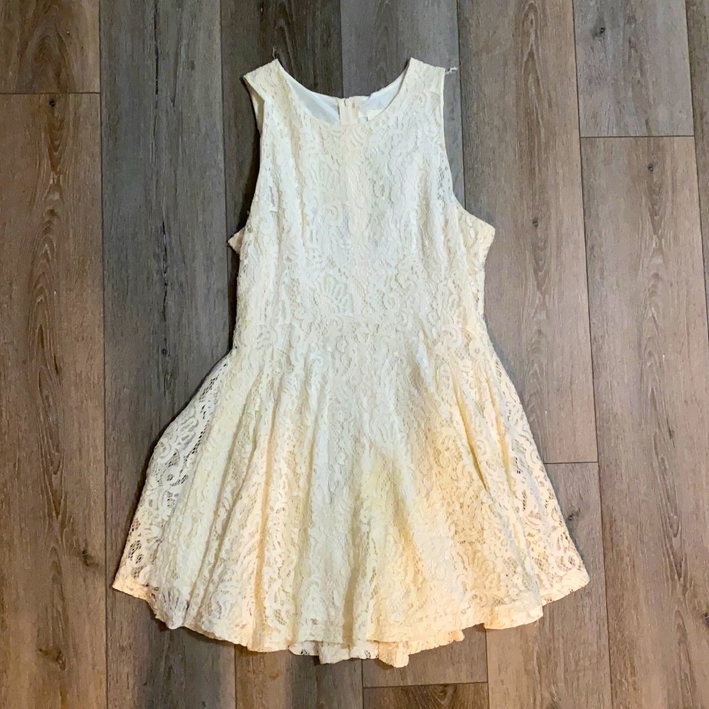 White tank cocktail dress